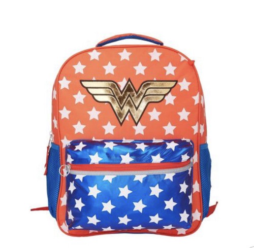 DC Comics Wonder Woman 16" Rucksack (mit Lasso & Handfesseln) BRANDNEU Kind - Bild 1 von 3