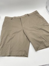 Nike Golf Shorts Khaki Flat Front Men's Size 42 Athletic
