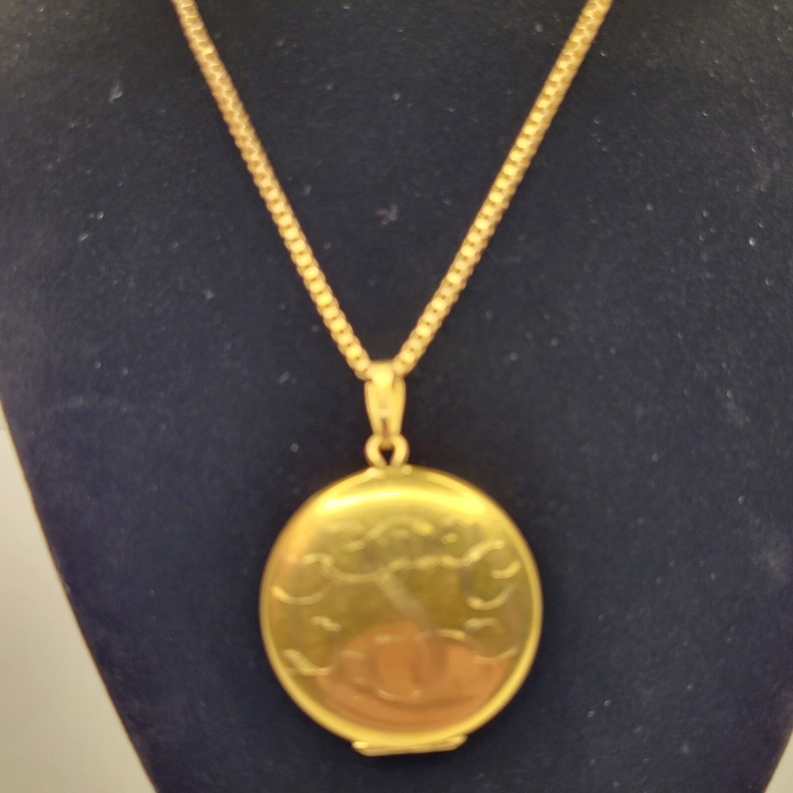 Vintage Van Dell 12k Gold Filled Engraved Design Fr… Gem