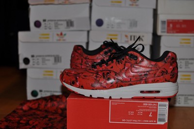 Nike Air Max 1 ULTRA LOTC QS SHANGHAI CITY PACK Red sz 7 FLORAL 747105-600  | eBay