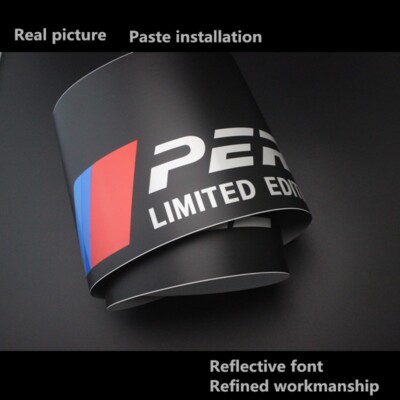 M Performance Sport Front Window Windshield Vinyl Banner Decals Sticker for BMW
