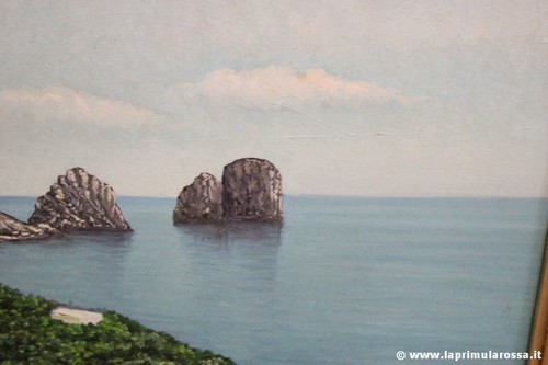 ZIEGEN GEMÄLDE ÖLGEMÄLDE EPOCHE 900 cm90X70 VINTAGE ITALIAN OIL PAINTING - Bild 4 von 10