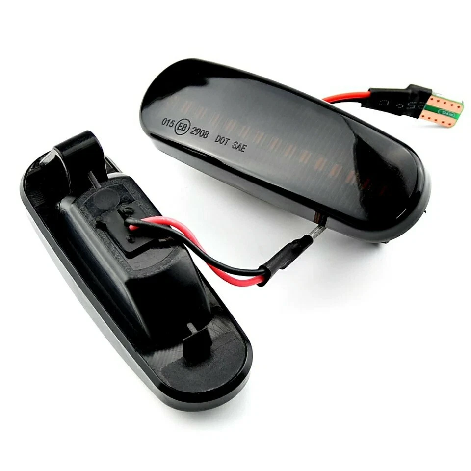 COPPIA FRECCE LATERALI FUME' PROGRESSIVE A LED PER FIAT PANDA MK2 169 CANBUS - Bild 4 von 4