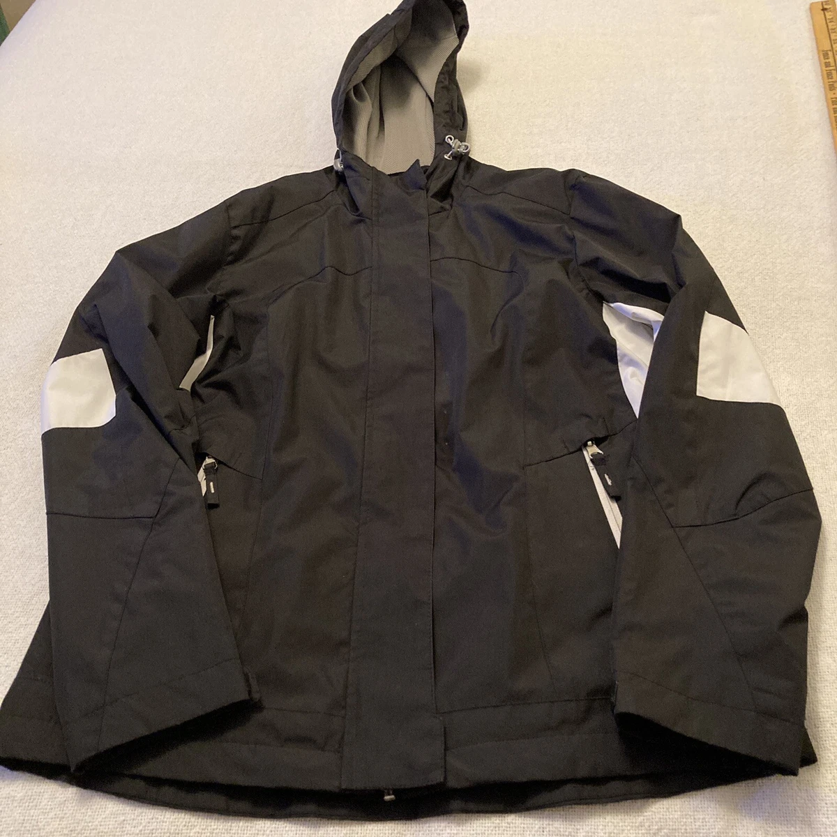 Free Country Radiance Women s Rain Jacket Size Small w Hood