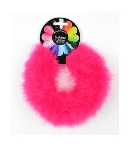 Darice 30061282 Candy Pink Craft 2 Yards Feather Boa, Darice 30061282 Candy Pink Craft 2 Yards Feather Boa,