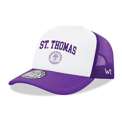 University of St Thomas Embroidered Trucker Mesh Snapback Cap Hat New University of St. Thomas Tommies STU Trucker Mesh Snapback  main image 2