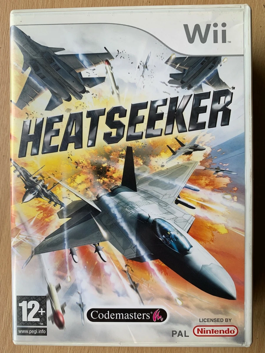 Heatseeker Nintendo Wii Codemasters Air Combat Flight Simulator Video Game