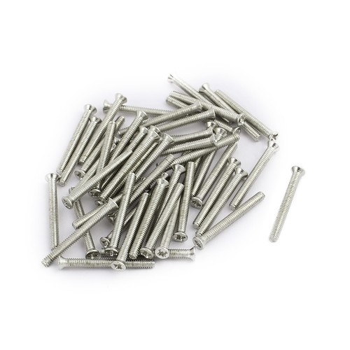 50 Vis M2 X 5mm Acier Inox Tête Fraisée Phillips - Uxcell - Neuf En Sachet