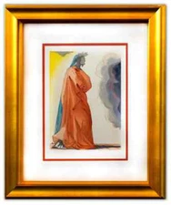 1960 Salvador Dali "Paradiso – Canto 1" Original wood engraving on BFK Rives 