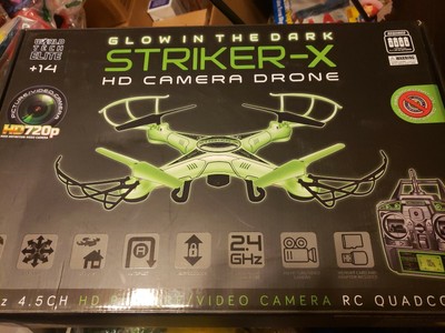 glow in the dark striker x drone