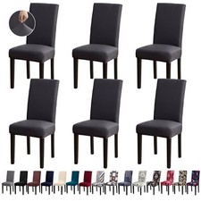 2/4/6pcs Stretch Dining Chair Covers for Dining Room Kitchen Chair Slipcovers