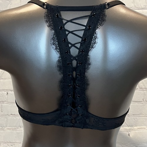 Victoria's Secret 32C Schwarze Spitze Sehr Sexy Push-Up Bügel-bh - Bild 3 von 5