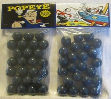 2 Bags Of Popeye The Sailor Man Cartoon Promo Marbles