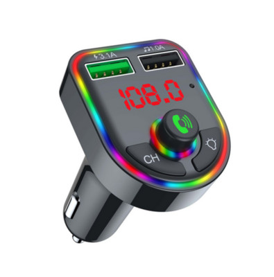 Wireless Car Bluetooth FM Transmitter MP3 Player Audio USB Charger Adapter*
