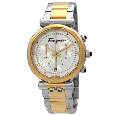 稀少 Ferragamo(フェラガモ) Ora Chronograph Unisex Watch Ora Ferragamo Chronograph 40mm Rubber Band – Meridian