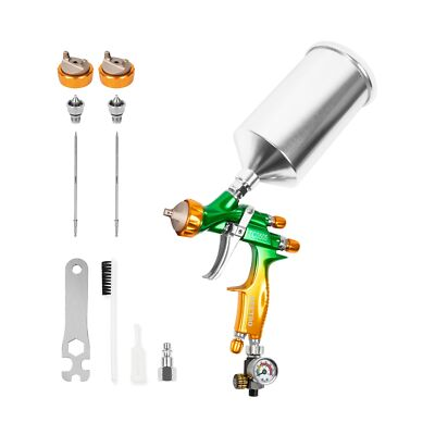 #ad BEETRO HVLP Professional Gravity Feed Air Spray Gun 280 320mm Wide Spray Pat... $281.14