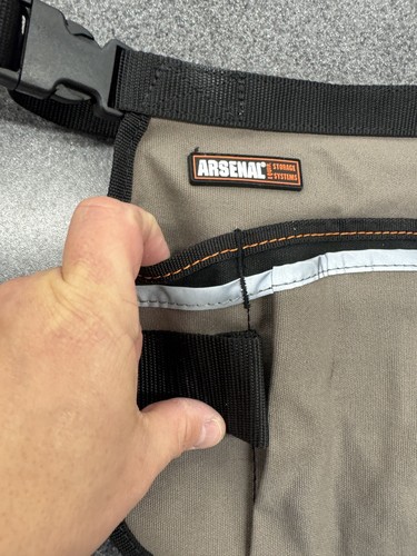 Ergodyne Arsenal 5706 Canvas Taille Werkzeug Schürze mit 13 Taschen, grau (d1) - Bild 5 von 19