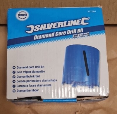 Silverline 107 mm x 47 mm DIAMANTKERNBOHRER 