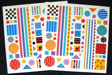 Mrs Grossman Two 6x6" Sheets 'Patterned Geometrics' (Vintage-Retired)