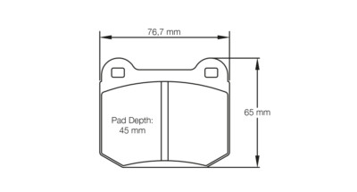 Pagid Racing Rear Brake Pads RS29 1587 Fits Nissan 350z, Skyline GTR, KTM X-Bow