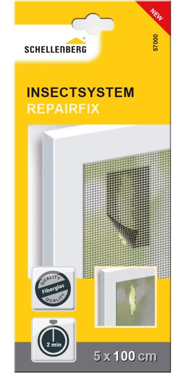 Repair Patch Schellenberg Adhesive Mosquito Net Fibreglass Anthraci... NUOVO