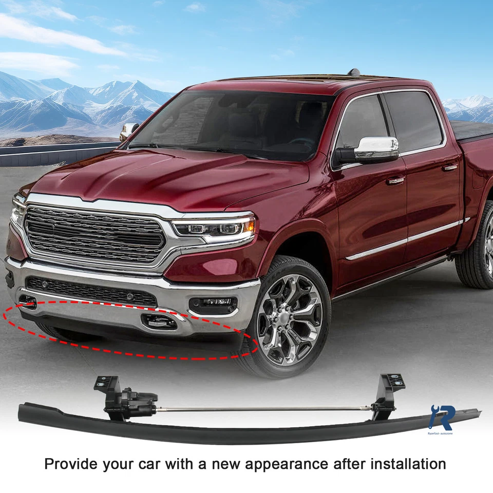 NEW Front Active Air Dam Mopar black fit for RAM 1500 DT 2019-2023 68274406AH - Image 2 of 4