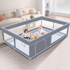 XVISHX 65 x 50 Inch Baby Playpen, Playpen for Babies and Toddlers, Baby Play Pen