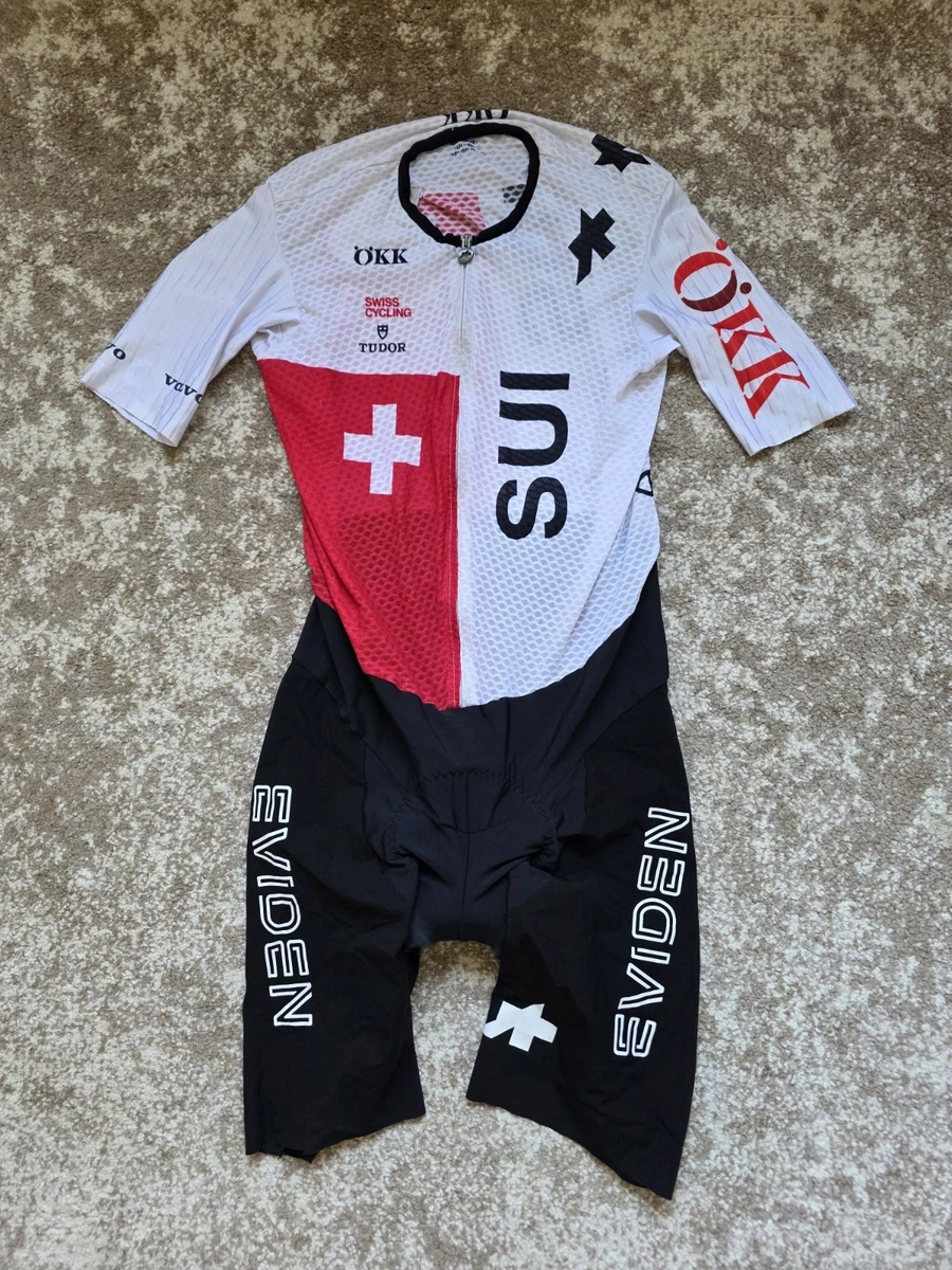 ASSOS SWISS CYCLING TEAM MUJER SKINSAIT SPEEDUIT AERO GAMUZA EVIDEN SUI M