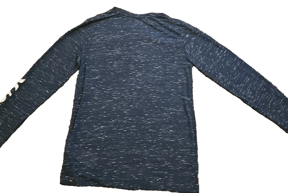 Hurley XL Henley Long Sleeve Shirt Navy Blue Speckled BOYS 13–15 Years - Image 4 of 4