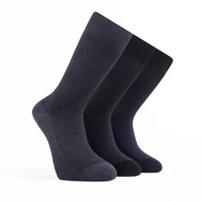 Men’s Bamboo Dress & Trouser Socks 12-Pack - 353-356