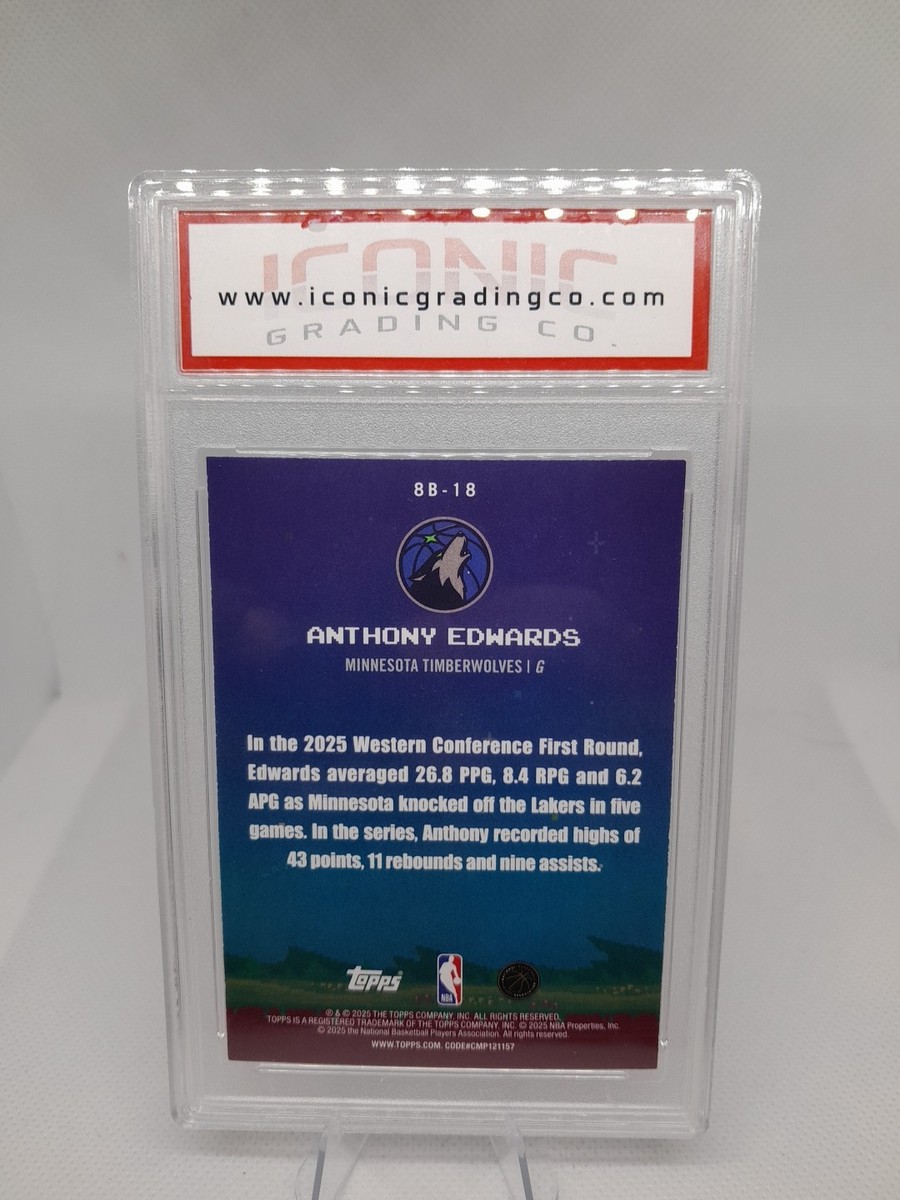 2025-26 Topps - 8-Bit Ballers Anthony Edwards #8B-18 for sale