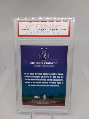 2025-26 Topps - 8-Bit Ballers Anthony Edwards #8B-18 for sale