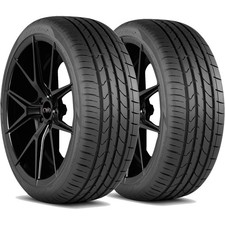 Qty 2 Lt28550r22 Atturo Az850 125122h Lrf Black Wall Tires
