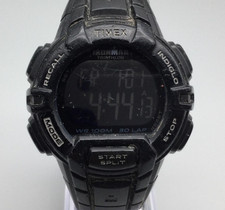Timex Ironman Triathlon Watch Mens 45mm Digital 30 Lap Indiglo New Battery a2