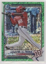 2021 Bowman Draft Chrome Green Sparkle Refractor 27/99 Jeremy De La Rosa 4k8