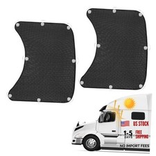 2Pcs Semi Trucks Window Shades, Side Window Sunshade for Truck with Suction