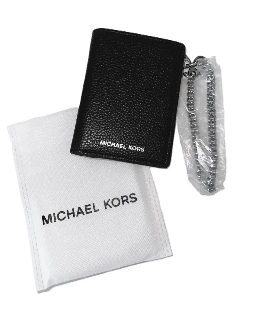 Chantamanさん専用Michael Kors Wallet Michael Kors Parfums Black Faux Leather Wallet ID Card Holder