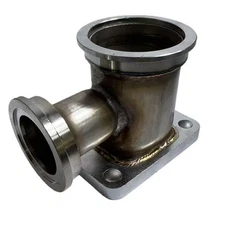 Car T3 to 3 inch V Band Rotation Flange Adapter Kit w/44mm MVR Wastegate Flange