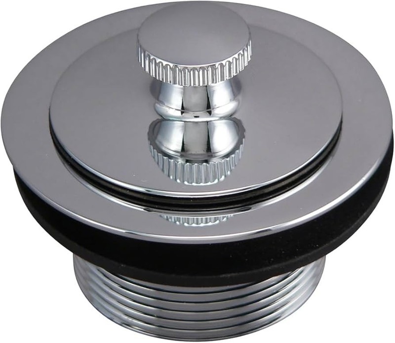 Keeney K62-3PC Lift 'N Turn Bathtub Drain Replacement Assembly with Strain