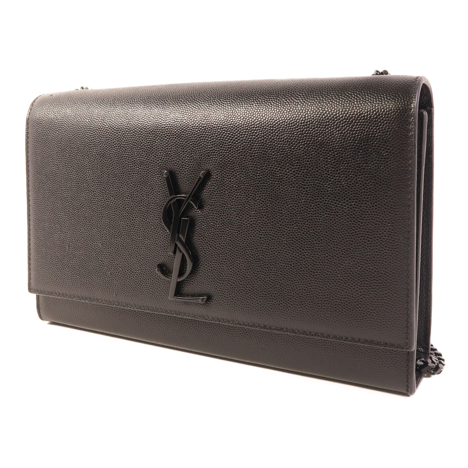 Borsa a tracolla SAINT LAURENT YSL Kate catena 364021 pelle di vitello nera