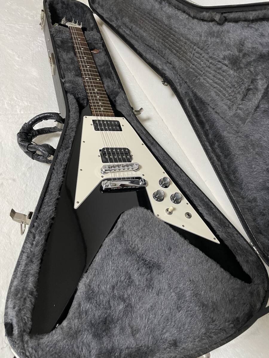 Gibson Flying V Electric Guitar 2004 Has Dents Tested Working