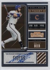 2018 Elite Extra Edition College Ticket Signatures 13/99 Seth Beer #SB2 Auto 8px