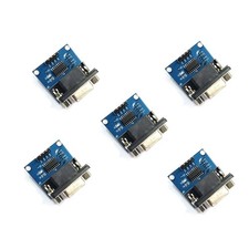5 PCS MAX3232 RS232 To TTL Female Serial Port Converter Board DB9 Module