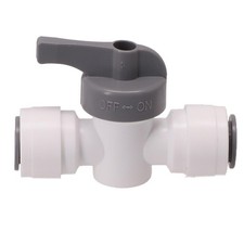 1 Piece For Guest 3/8 Stop Tap - Grey Acetal Shut Off Valve PISV0412S