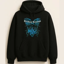 Breaking Benjamin Band Art with Winged Sword Emblem Unisex Hoodie