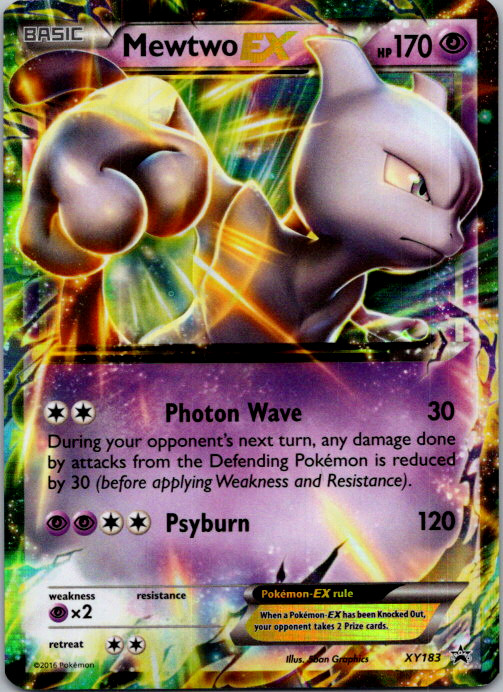 Pokemon TCG Mewtwo EX XY183 Pokemon TCG XY: Black Star Promo