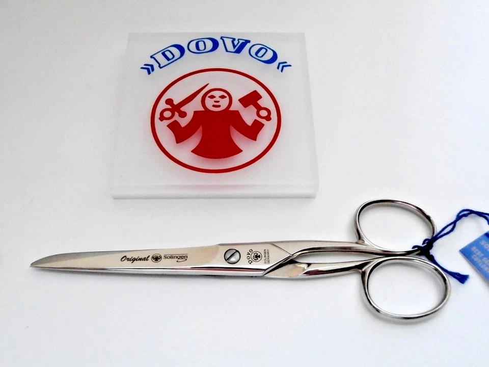 Haushaltschere DOVO Nähschere 6" SOLINGEN Karbonstahl vernickelt 15,5 cm