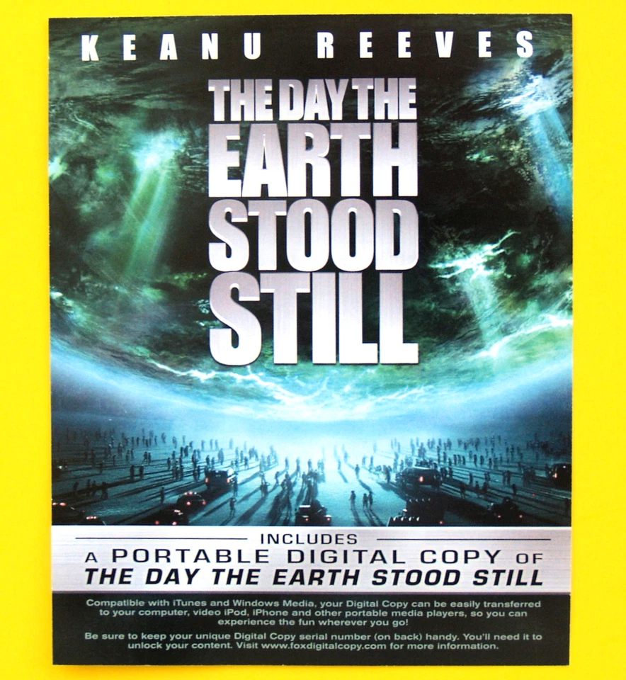 THE DAY THE EARTH STOOD STILL—3 DISC 2008 + 1951 FILMS BLUE-RAY—WIDESCRN SPECIAL - Imagem 2 de 4