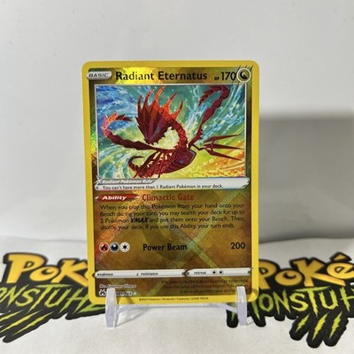 Radiant Eternatus 105/159 Crown Zenith Ultra Rare Holo Pokemon TCG Card NM