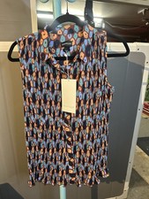 WILDFANG Women s Brown Blue Orange Black Geom...